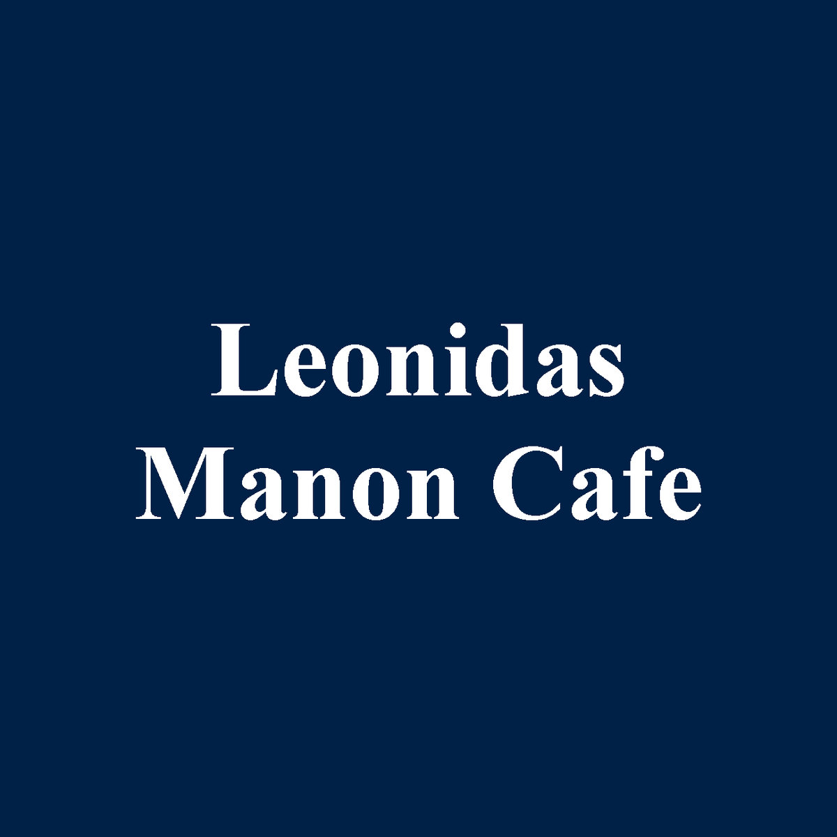 Leonidas Belgian Chocolates Manon Café