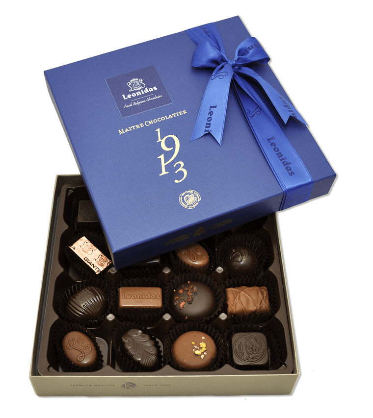 Leonidas Medium Blue Heritage Gift Box - Assorted Chocolates