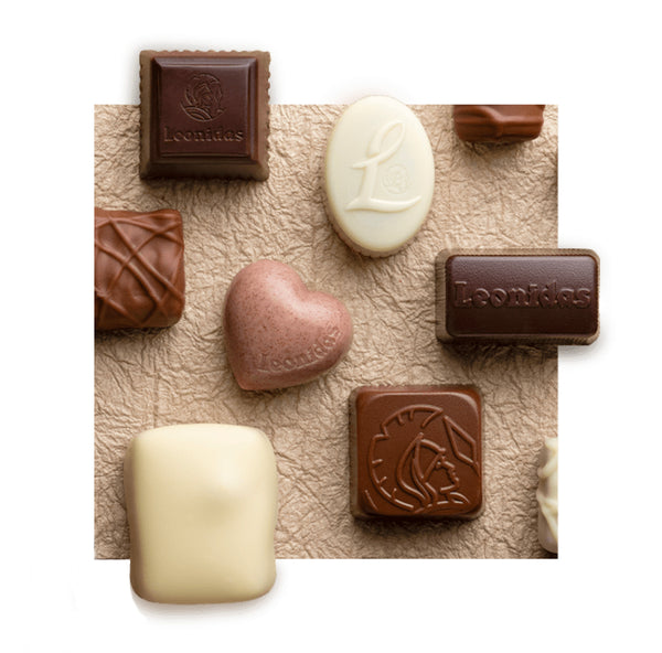 Leonidas Chocolate Party Favors: Set of 20 Four-Pieces Mini-Boxes