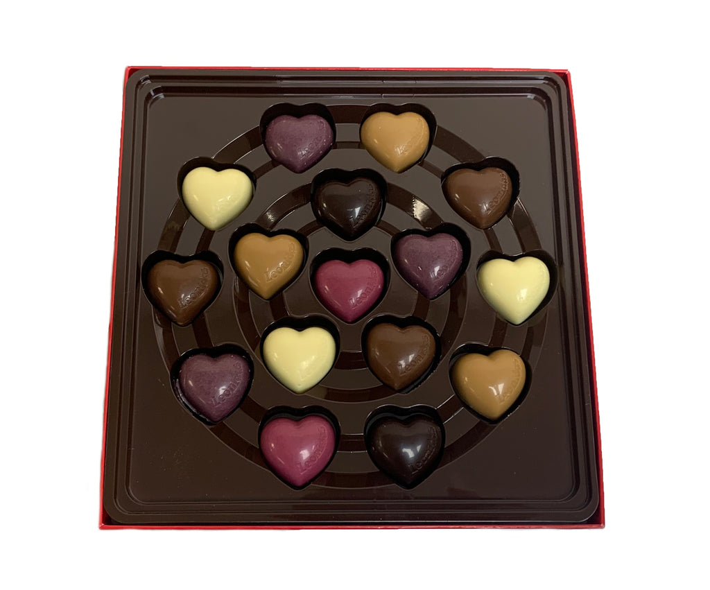 Valentine's Day Gift Box with Heart-shaped Pieces