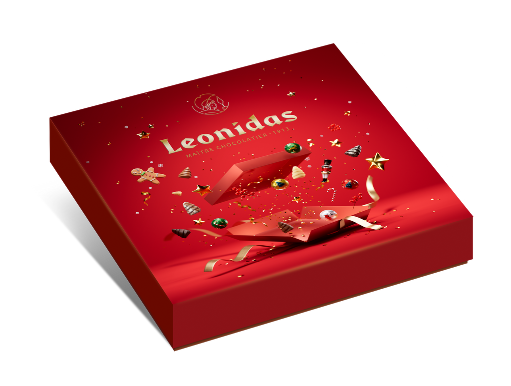 Leonidas Belgian Chocolate Holiday Collection Medium Gift Box