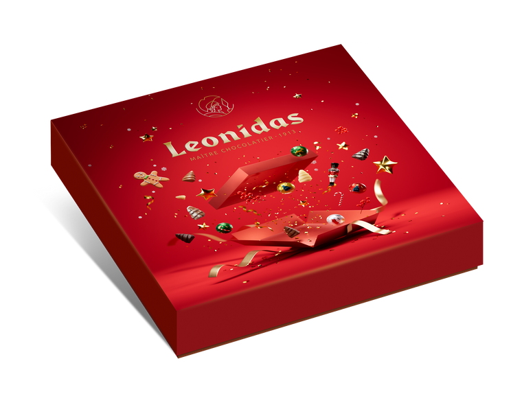 Leonidas Belgian Chocolate Holiday Collection Medium Gift Box