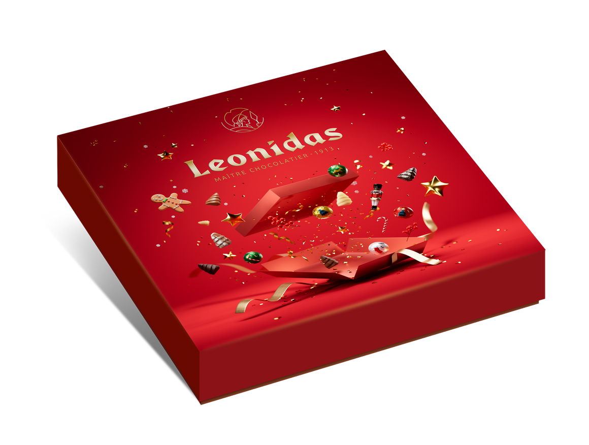 Leonidas Belgian Chocolate Holiday Collection Medium Gift Box