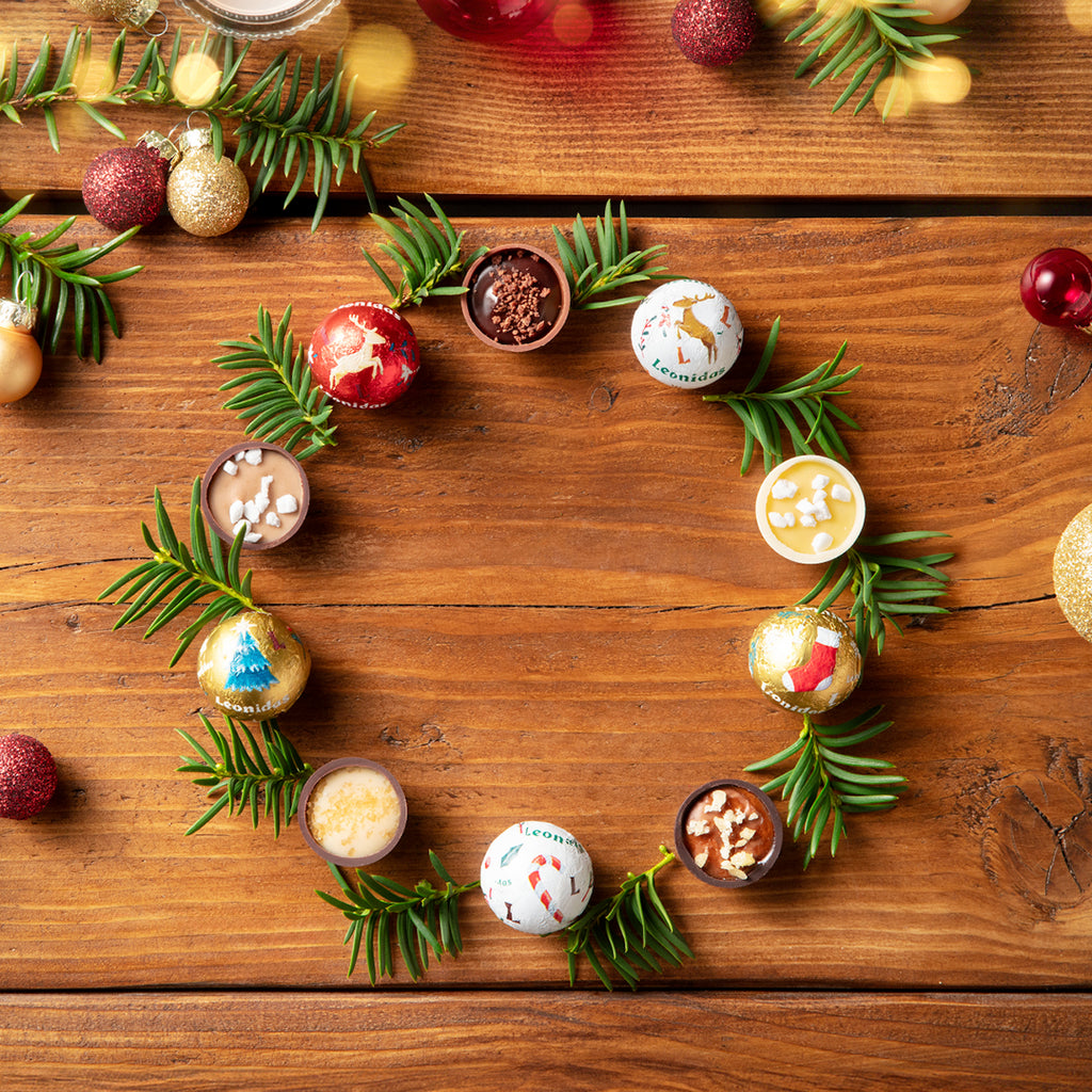 Holidays 2025 Tin Gift Box filled with Boules de Noel