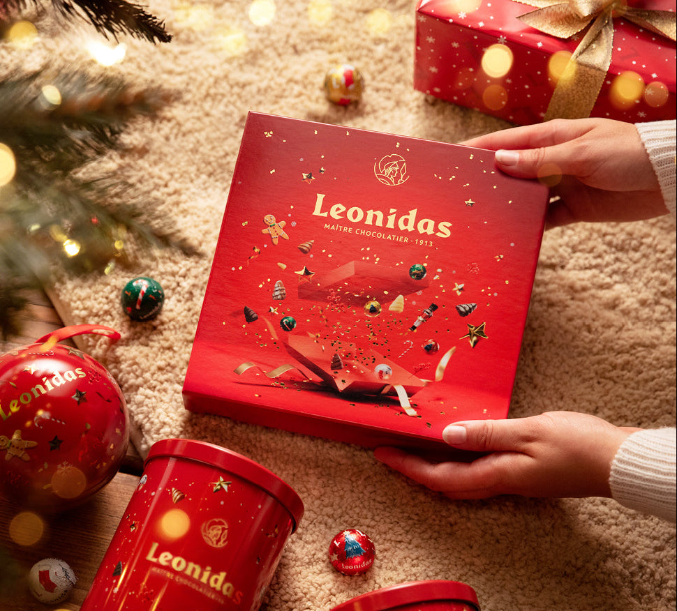Leonidas Belgian Chocolate Holiday Collection Medium Gift Box