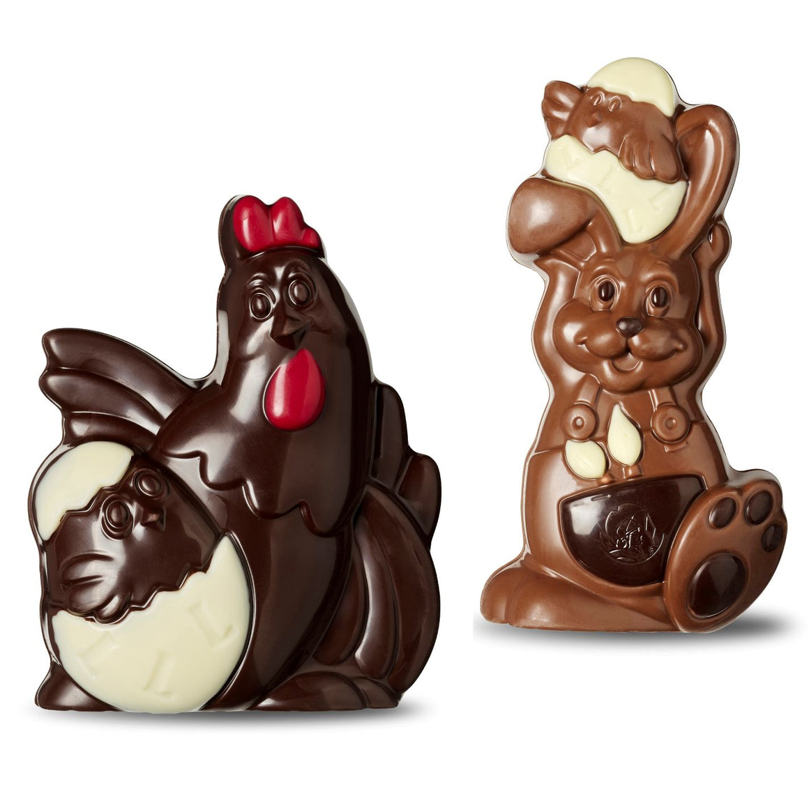 Leonidas Pair of Spring Chocolate Figures (100g - set of 2)
