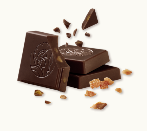 Leonidas Dark Chocolate Caramel Feuilletine Bars (6 x 100g)