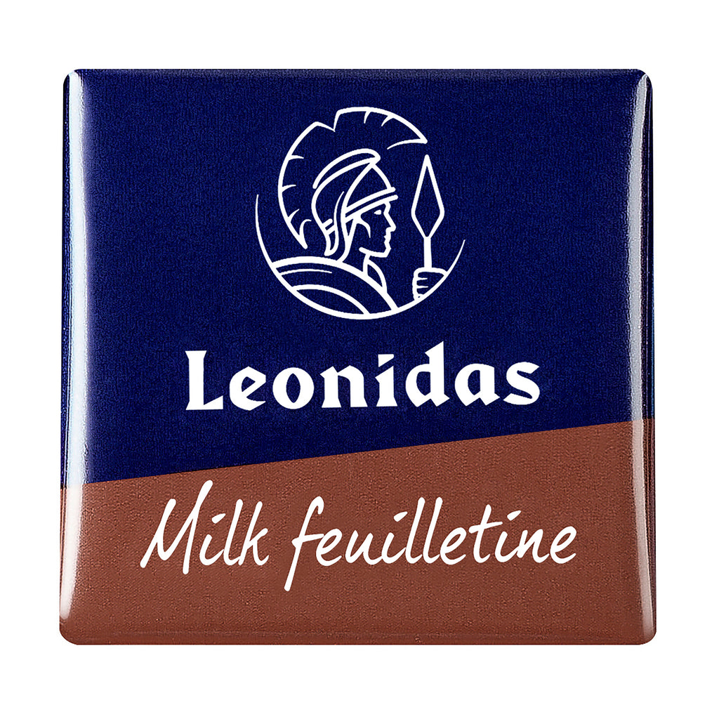 Leonidas wrapped Milk Feuilletine Napolitain. 
