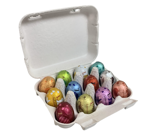Leonidas Chocolate Eggs Carton - 12 Pieces (Set of 2)
