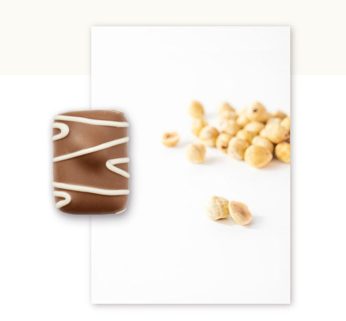 New Manon Nougatina Cafe - with a handful of hazelnuts 