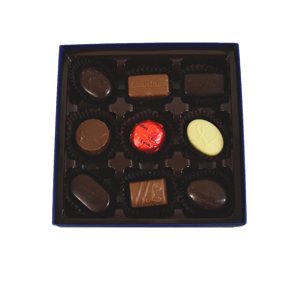 Leonidas Small Blue Heritage Gift Box - Assorted Chocolates