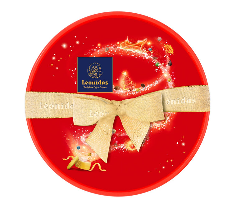 Leonidas Red Round Gift Box