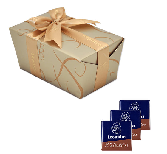 Leonidas Belgian Chocolates - Milk chocolate Napolitain with Feuilletine