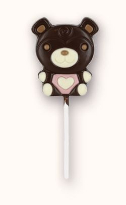 Dark  Chocolate Cubs Lollipops - Box of 30
