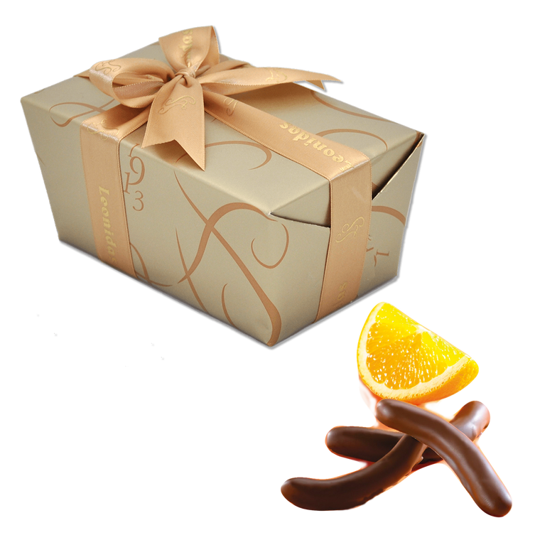 Leonidas Belgian Chocolates - Dark Chocolate covered Orange Peel - Gluten Free