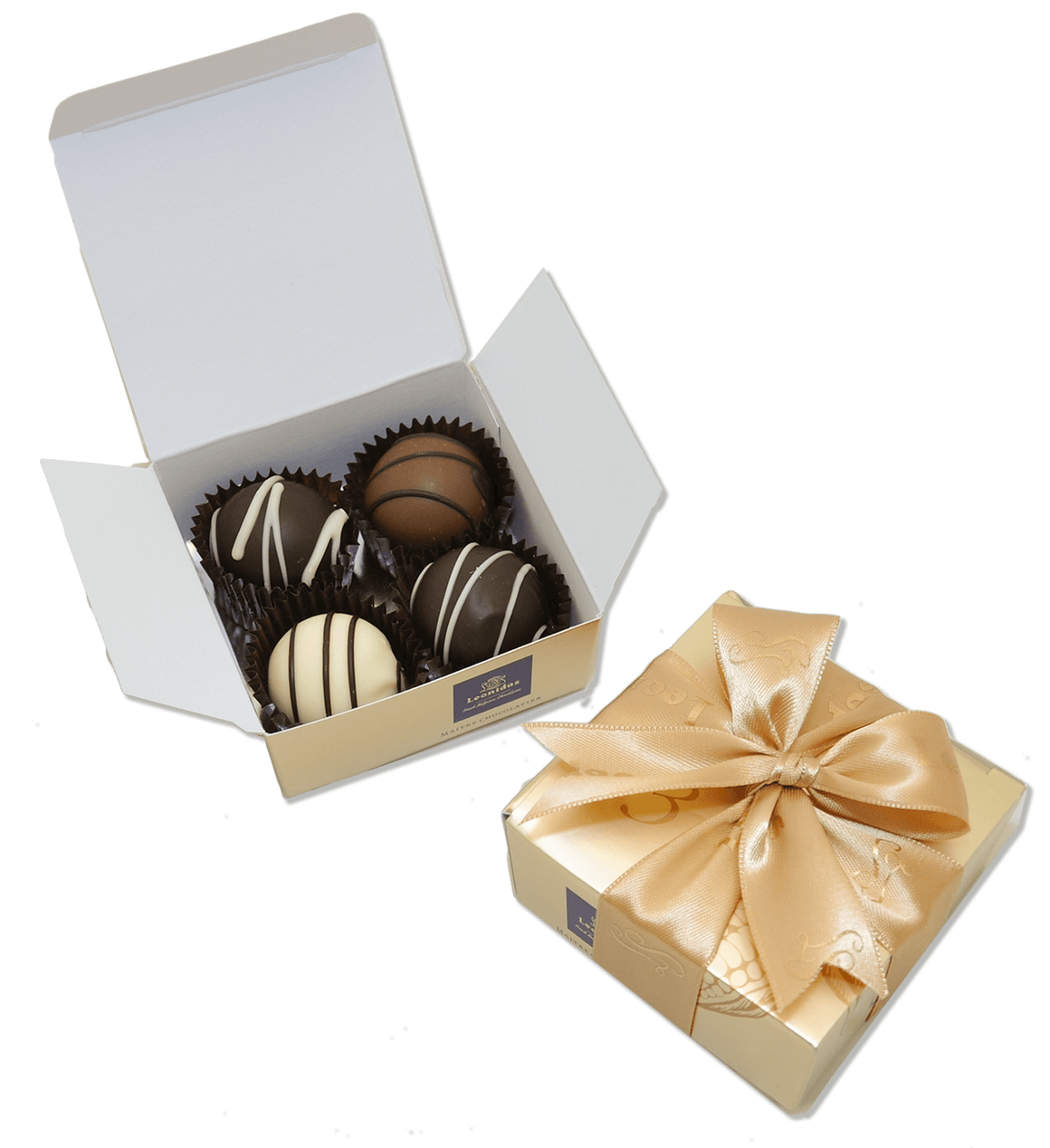 Leonidas chocolate party favors mini boxes four-pieces